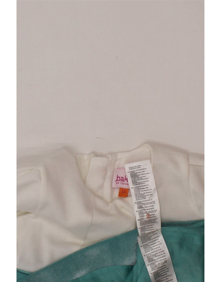 TED BAKER Sukienka o linii A dla dziewczynki 9-12 miesięcy, biały, z poliestru w kwiaty