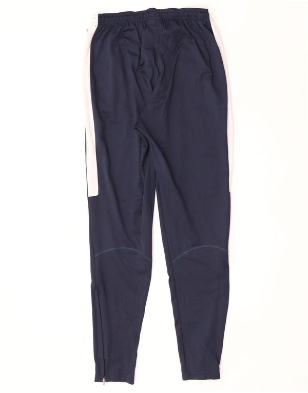 Męskie spodnie dresowe Nike Dri Fit, małe, granatowe, z poliestru w blokach kolorów