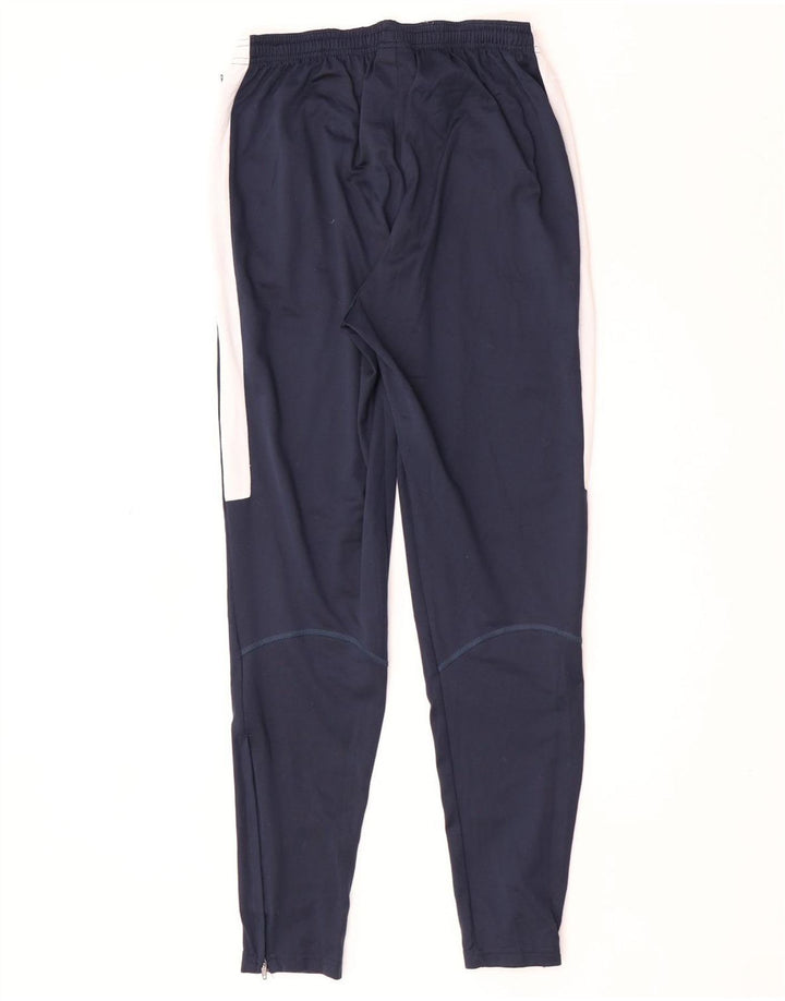Męskie spodnie dresowe Nike Dri Fit, małe, granatowe, z poliestru w blokach kolorów