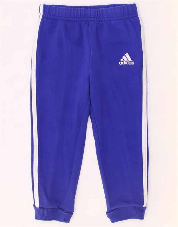 Spodnie dresowe Adidas Baby Boys Joggers 12-18 miesięcy, niebieska bawełna