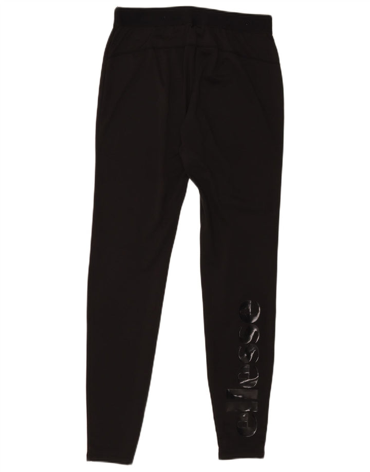 Damskie legginsy graficzne Ellesse UK 14, średnie czarne