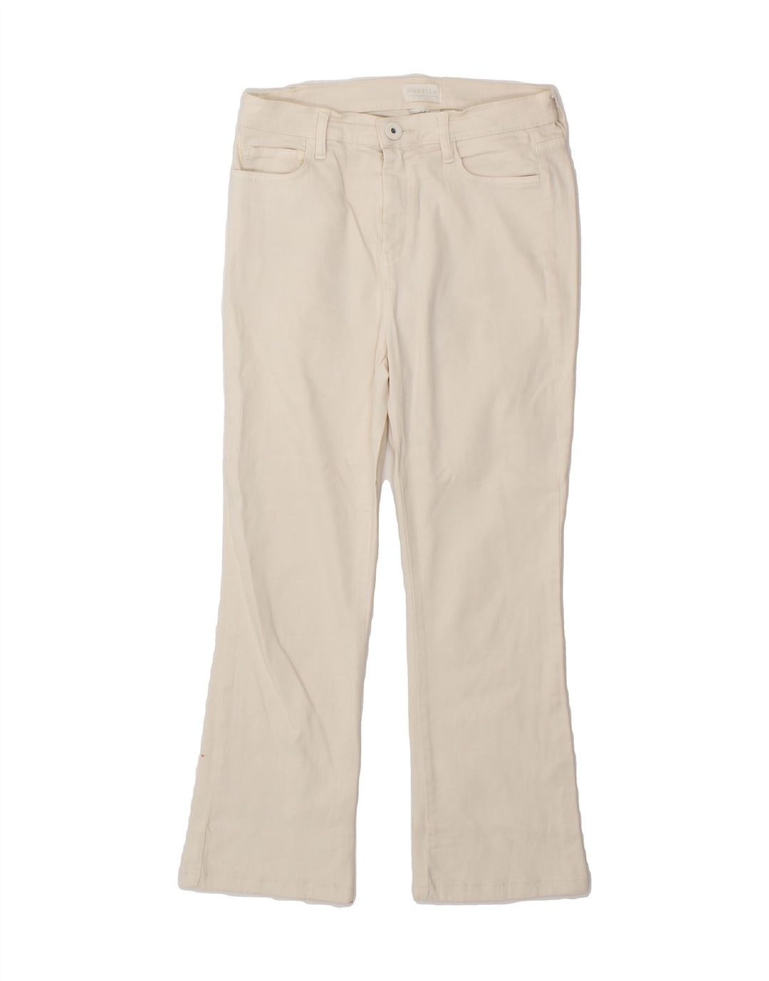 MARELLA Womens Bootcut Jeans W28 L25 Beige Vintage Marella and Second-Hand Marella from Messina Hembry 