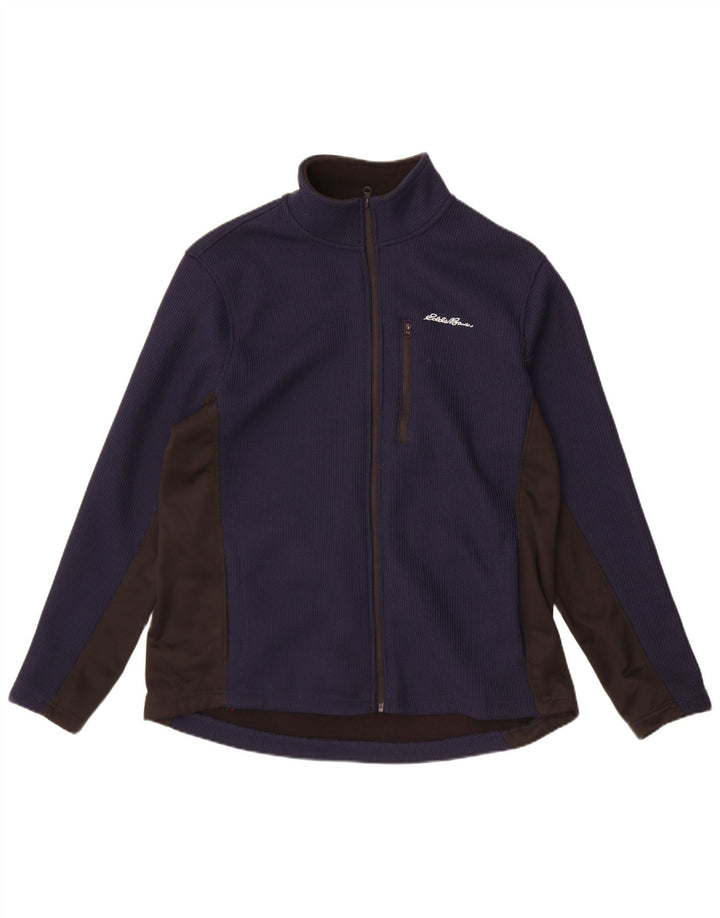 Męska kurtka dresowa Eddie Bauer, duży, granatowy, kolorowy poliester