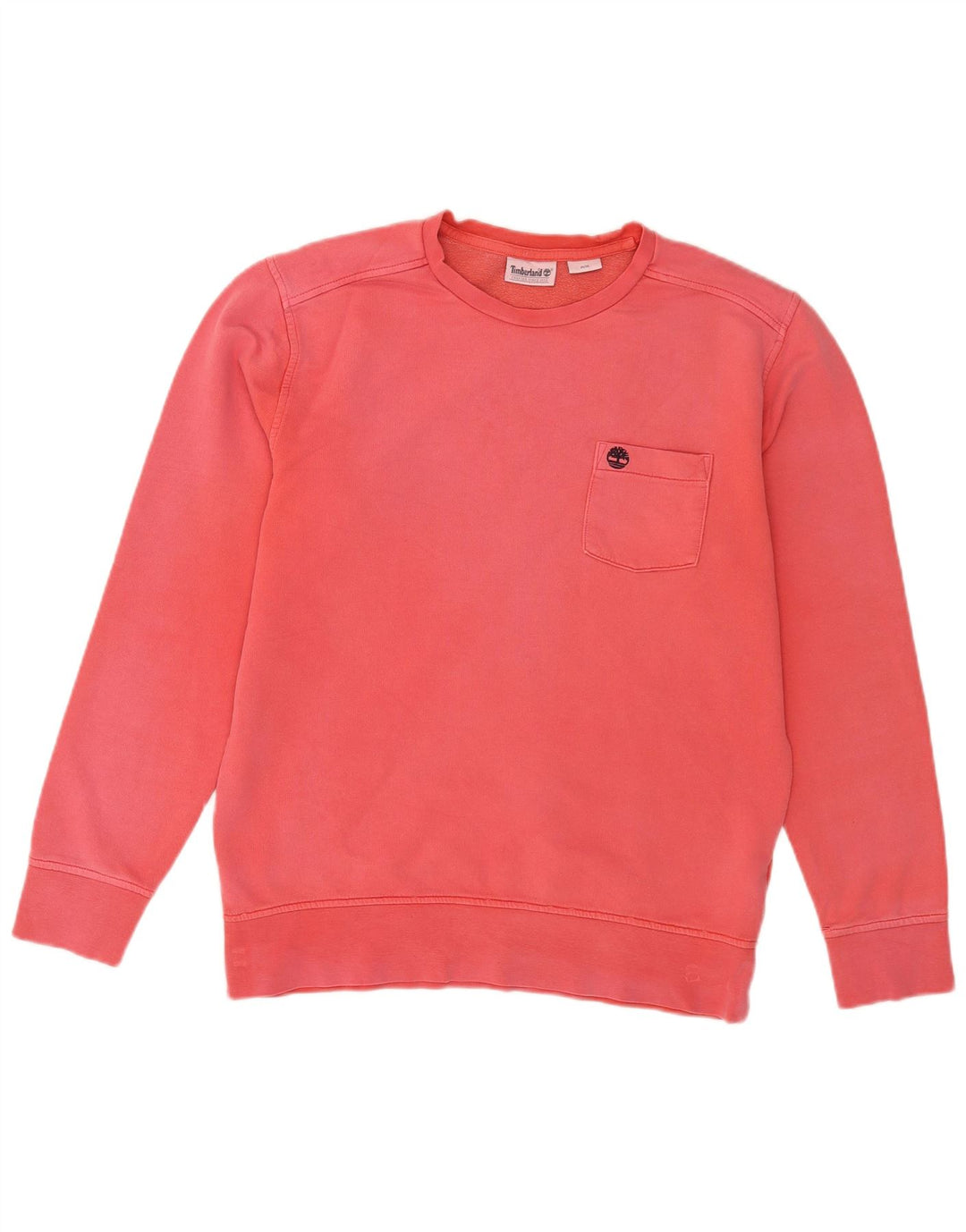 Męska bluza Timberland Sweter średnio czerwony, bawełniany
