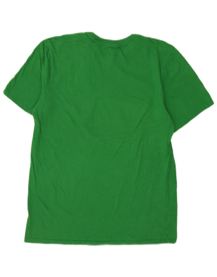 Męski T-shirt Nike Athletic Cut Graphic Top, średnia, zielona bawełna