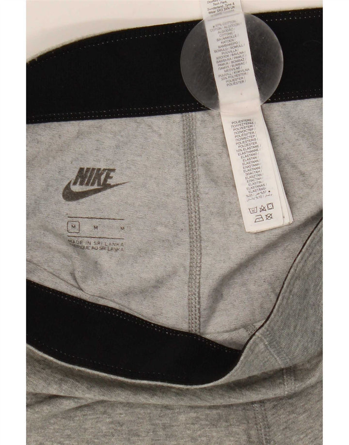 Damskie legginsy Nike Graphic UK 14, średnioszare, bawełniane
