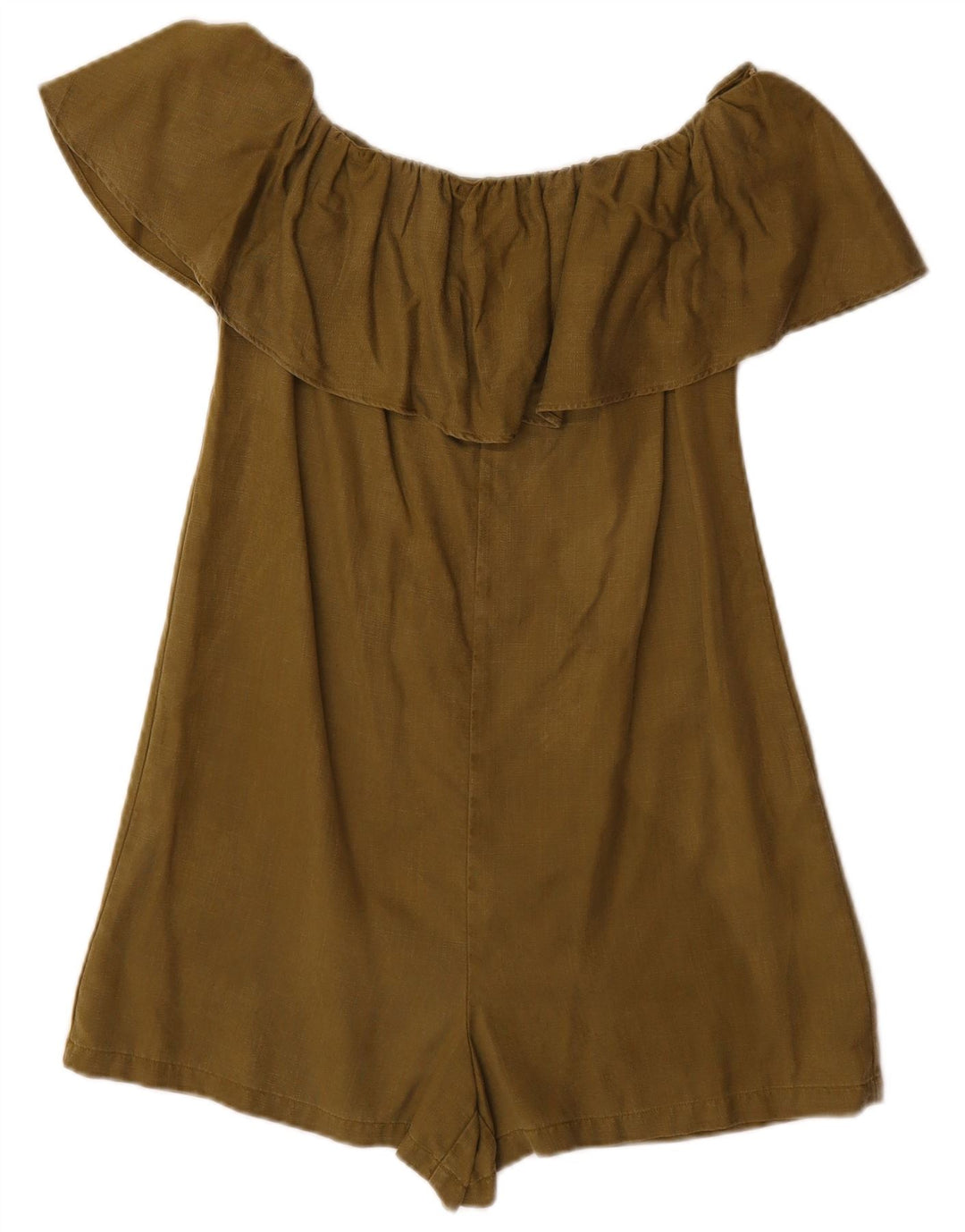Damski kombinezon z odkrytymi ramionami Zara UK 6 XS Khaki Lyocell