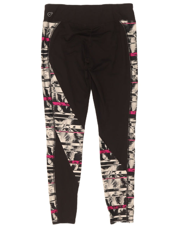 Legginsy Damskie Puma UK 18 XL Czarne Geometryczne