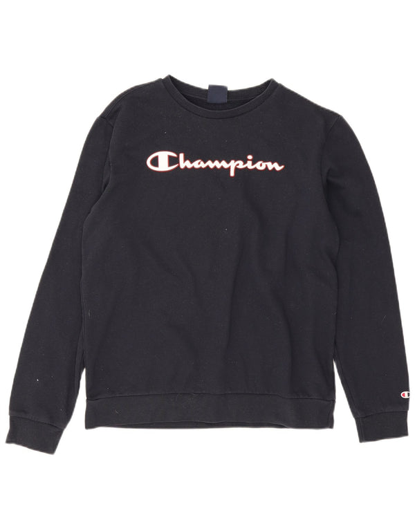 Chłopięca bluza z grafiką Champion, 15-16 lat, 2XL, granatowa