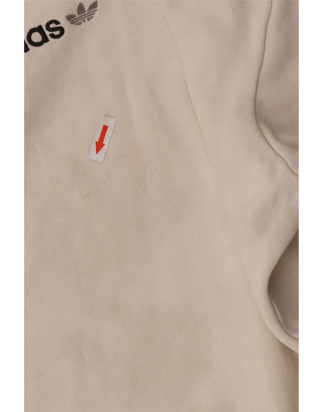 Damska bluza Adidas Graphic Jumper UK 14 Średnia biała bawełna