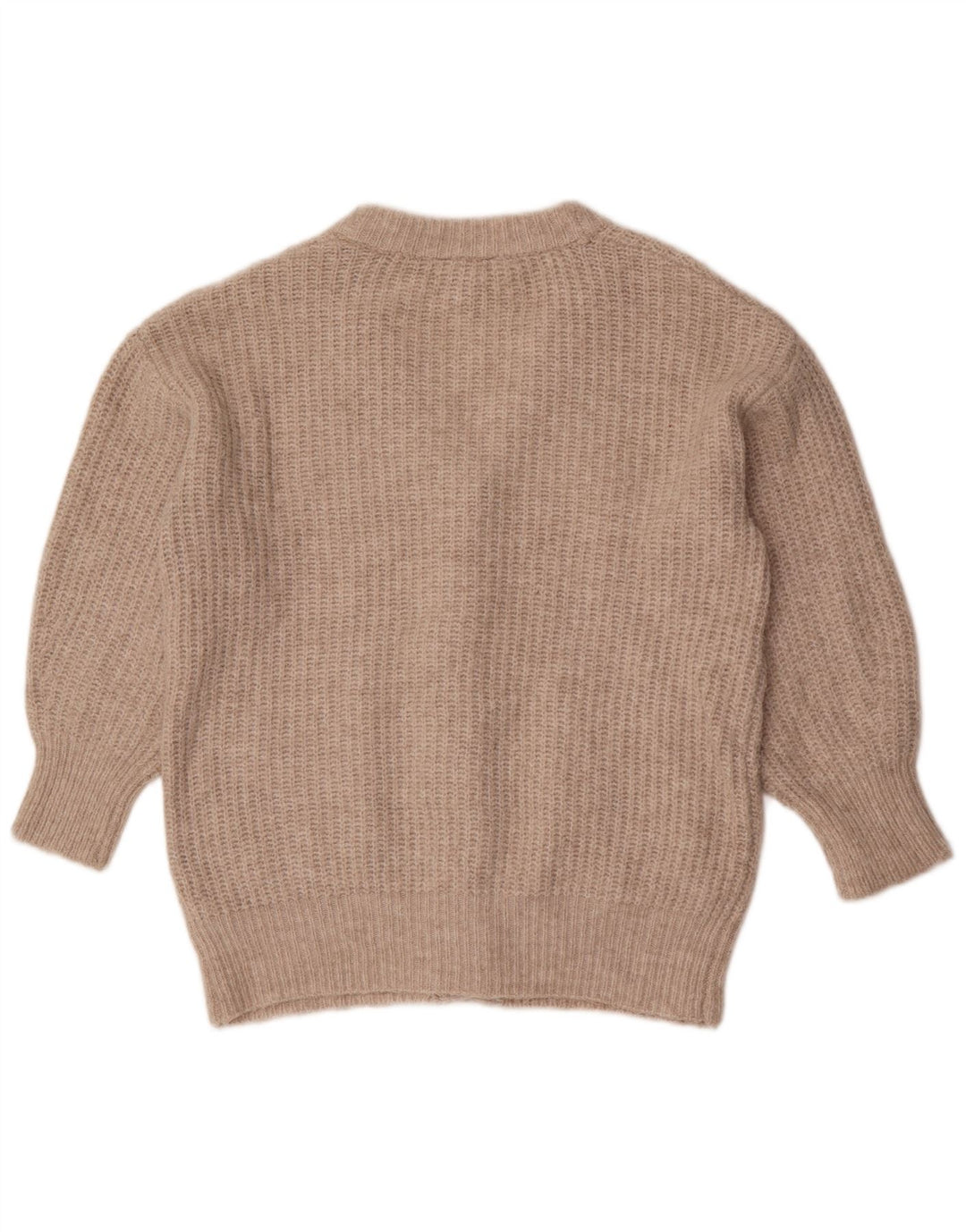 Damski sweter oversize Joules UK 8, mały, beżowy poliester