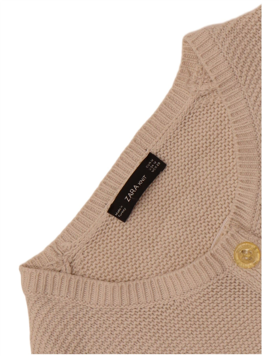 Sweter damski Zara UK 12, średni biały