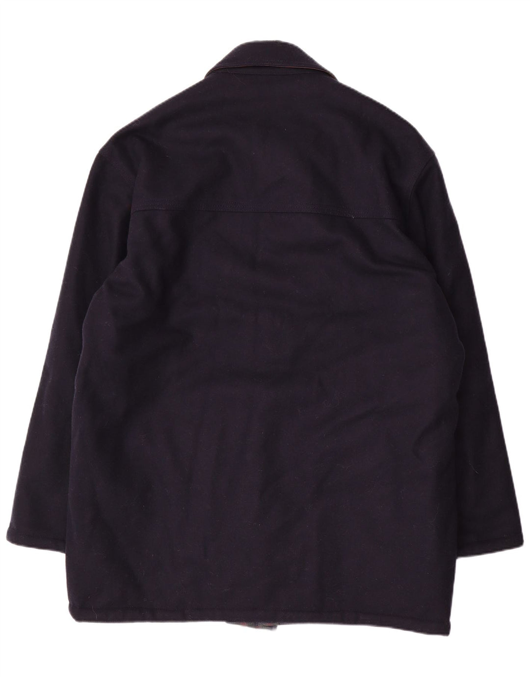 Męska dwustronna kurtka NAVIGARE UK 44 2XL Granatowa wełna