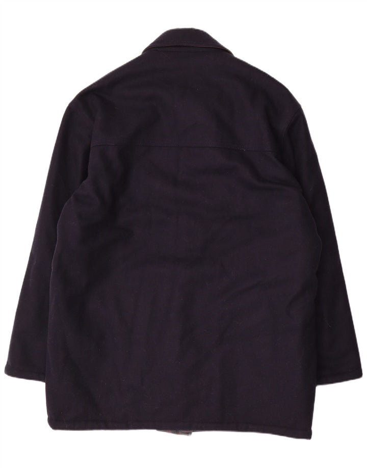 Męska dwustronna kurtka NAVIGARE UK 44 2XL Granatowa wełna