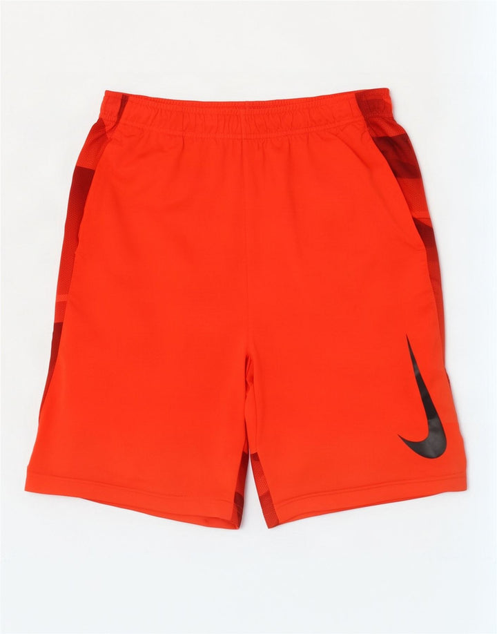 Męskie spodenki sportowe Nike Dri Fit Graphic XL, czerwone, geometryczne, poliestrowe