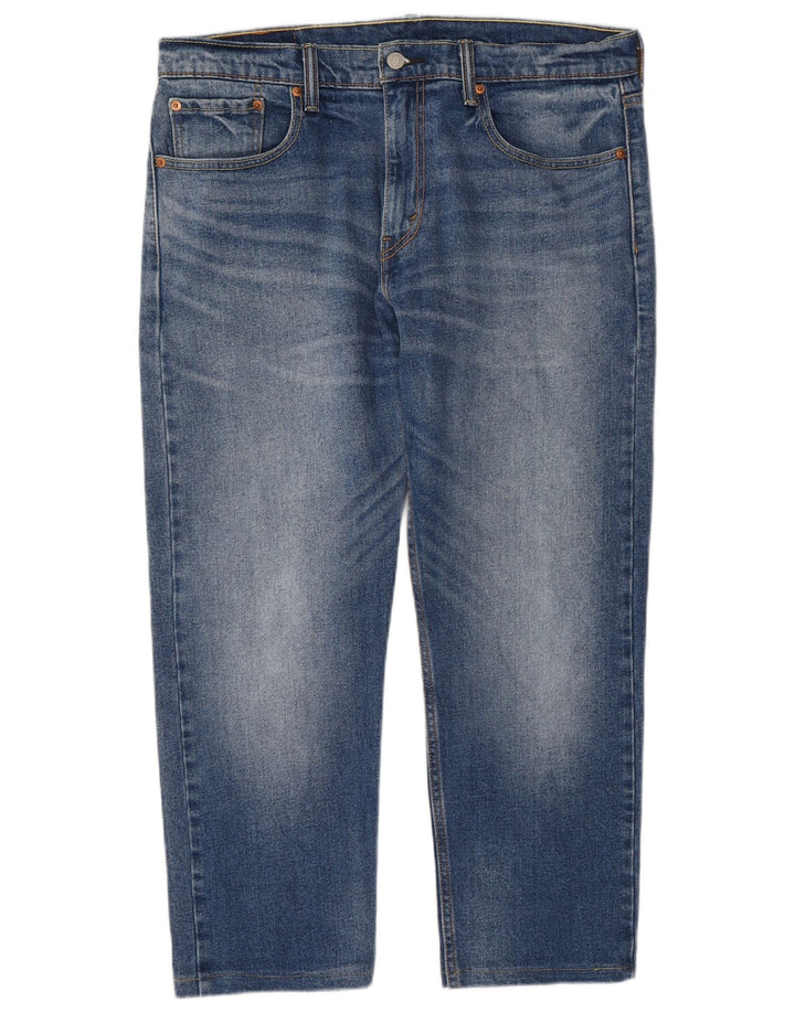 Męskie jeansy Levi's 502 zwężane W33 L28 niebieska bawełna