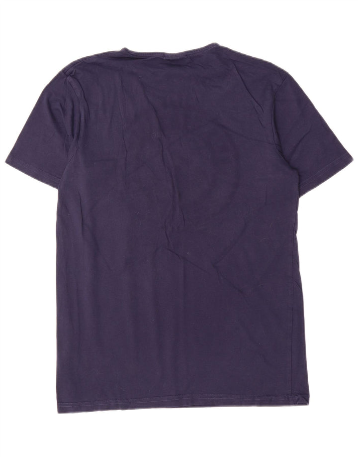 Męska koszulka Ellesse Regular Graphic Top, mała, granatowa, bawełniana