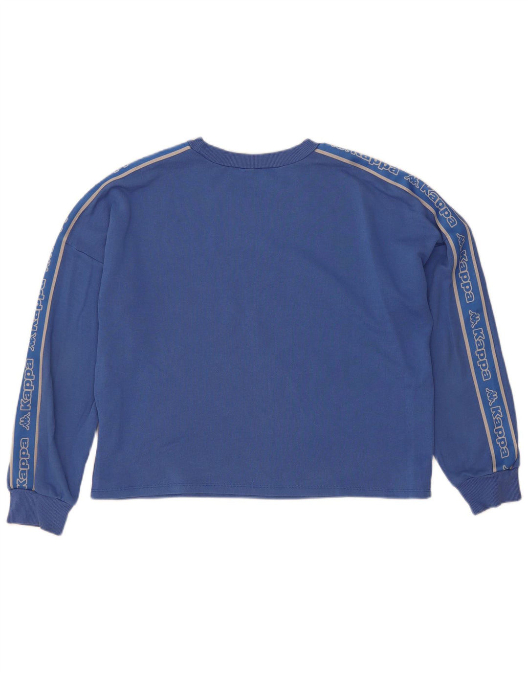 Damska bluza Kappa Tezenis Crop Graphic Jumper UK 14 Średni niebieski