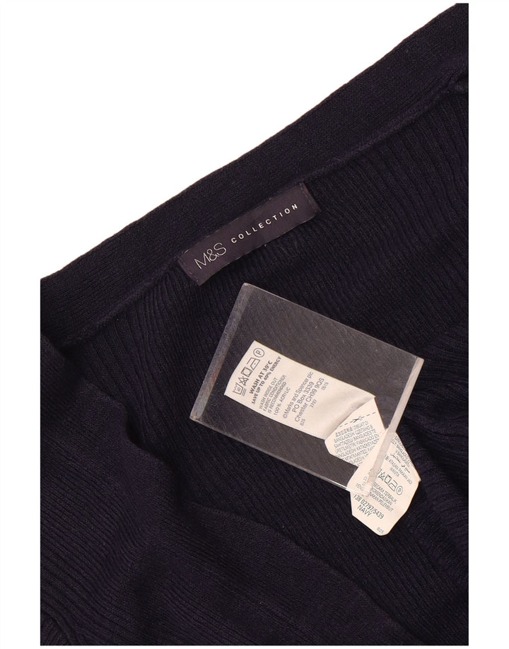 Sweter damski Marks & Spencer Longline Cardigan UK 14, średni granatowy