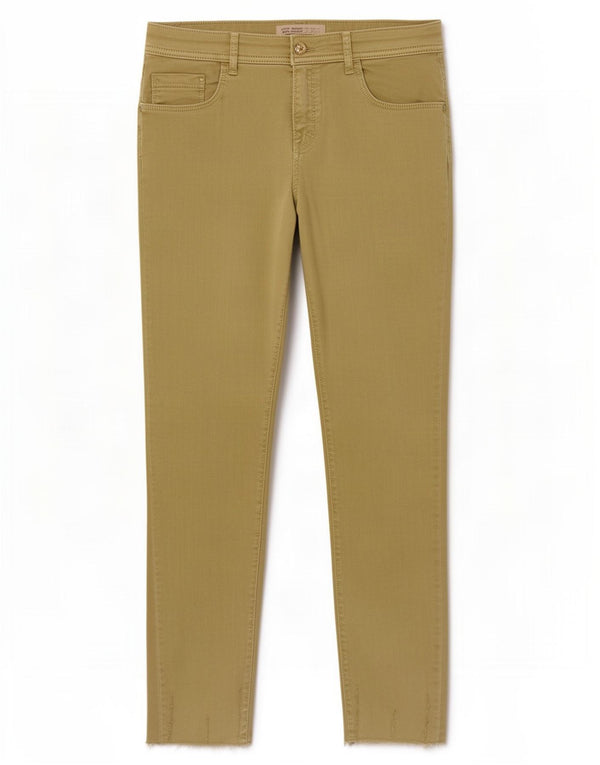 Jeansy damskie Zara Skinny Cropped EU 44 XL W34 L26 Zielone