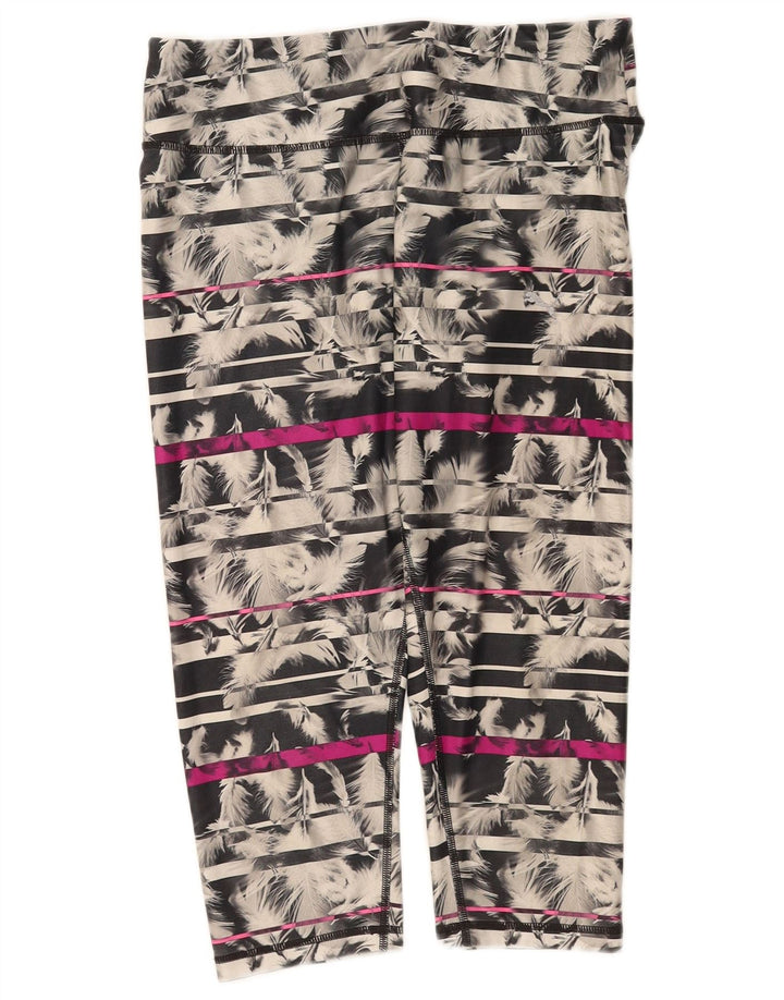 Damskie legginsy Capri Puma z abstrakcyjnym wzorem UK 14, duże, wielokolorowe