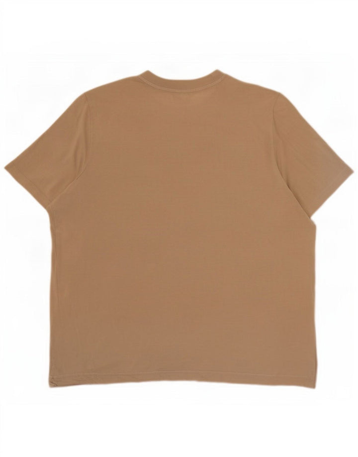 Męski T-shirt z grafiką Puma XL, beżowy
