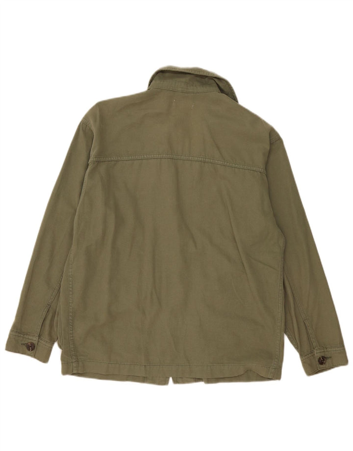 Damska kurtka oversize Topshop UK 10, mała, bawełniana khaki