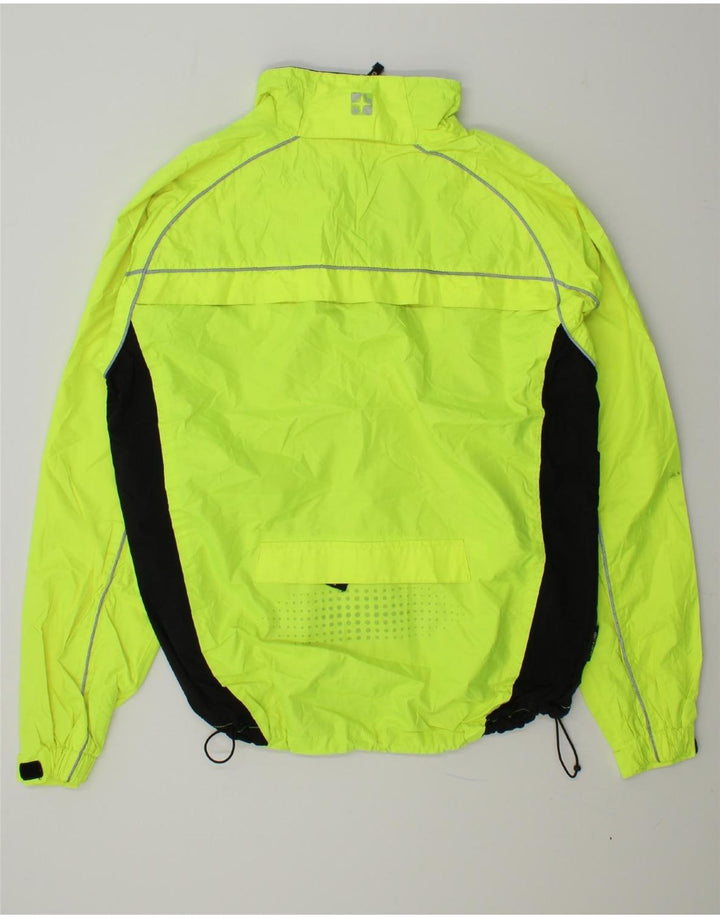 MOUNTAIN WAREHOUSE Mens Rain Jacket UK 40 Large Yellow Colourblock Vintage Mountain Warehouse and Second-Hand Mountain Warehouse from Messina Hembry 