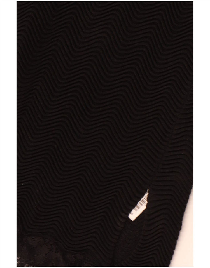 Damska koronkowa sukienka maxi bez rękawów ZARA UK 8 Small, czarna wiskoza