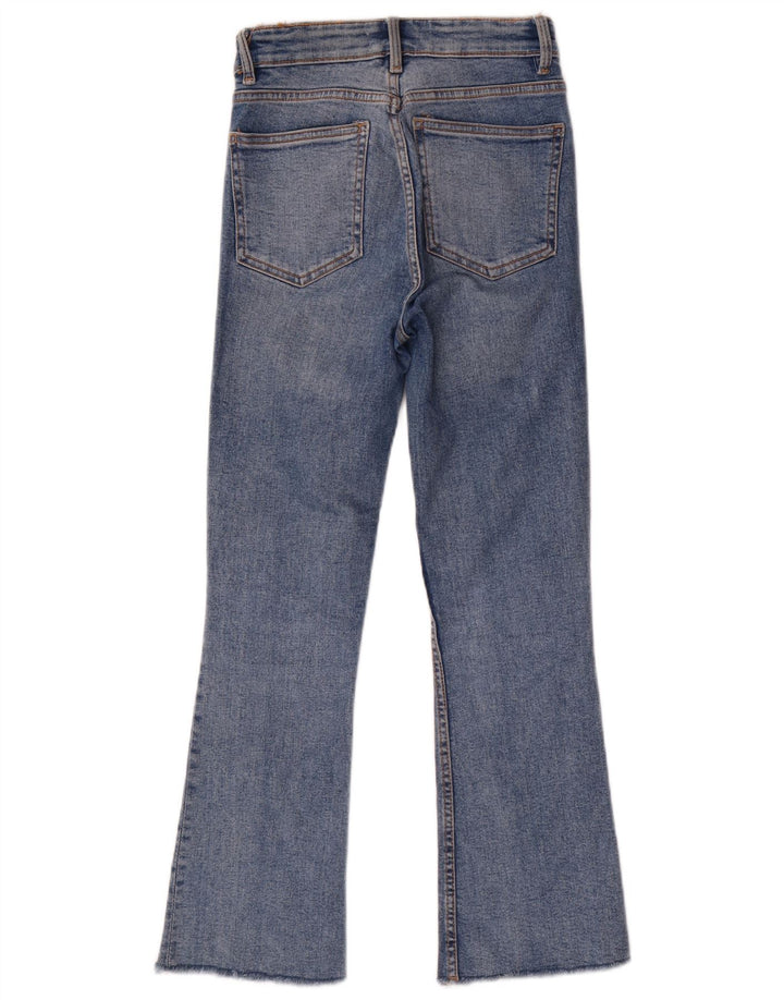 ZARA Womens Bootcut Jeans EU 34 2XS W24 L26 Blue