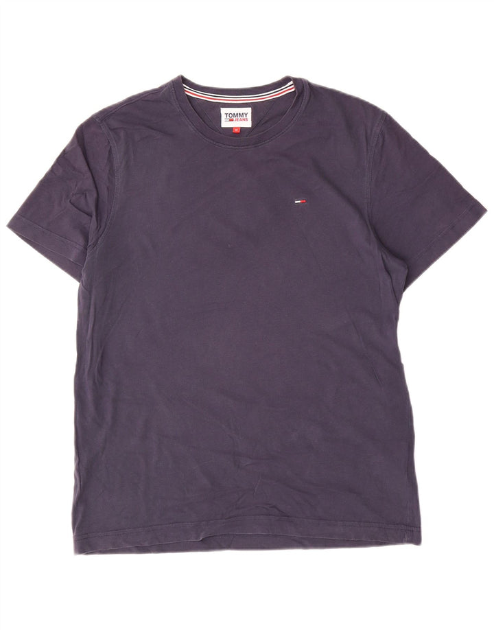 T-shirt męski Tommy Hilfiger Top, średni, granatowy, bawełniany