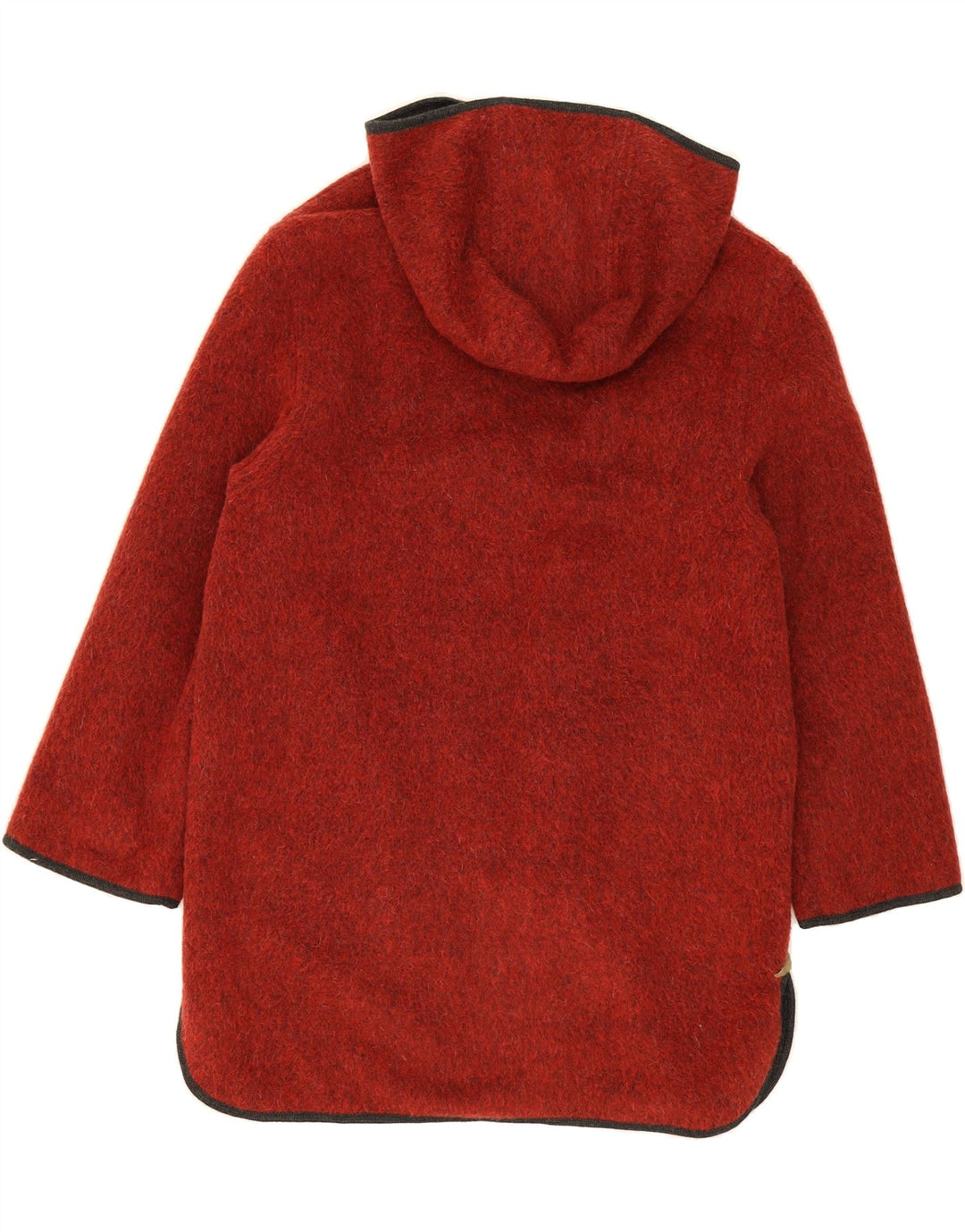 LIVERGY Womens Hooded Overcoat UK 16 Large Red Polyester Vintage Livergy and Second-Hand Livergy from Messina Hembry 