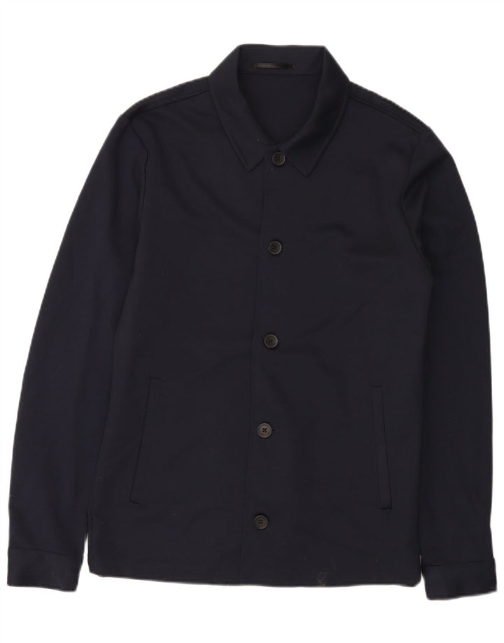 Męska kurtka bomber Jack & Jones UK 40, duża granatowa, poliestrowa