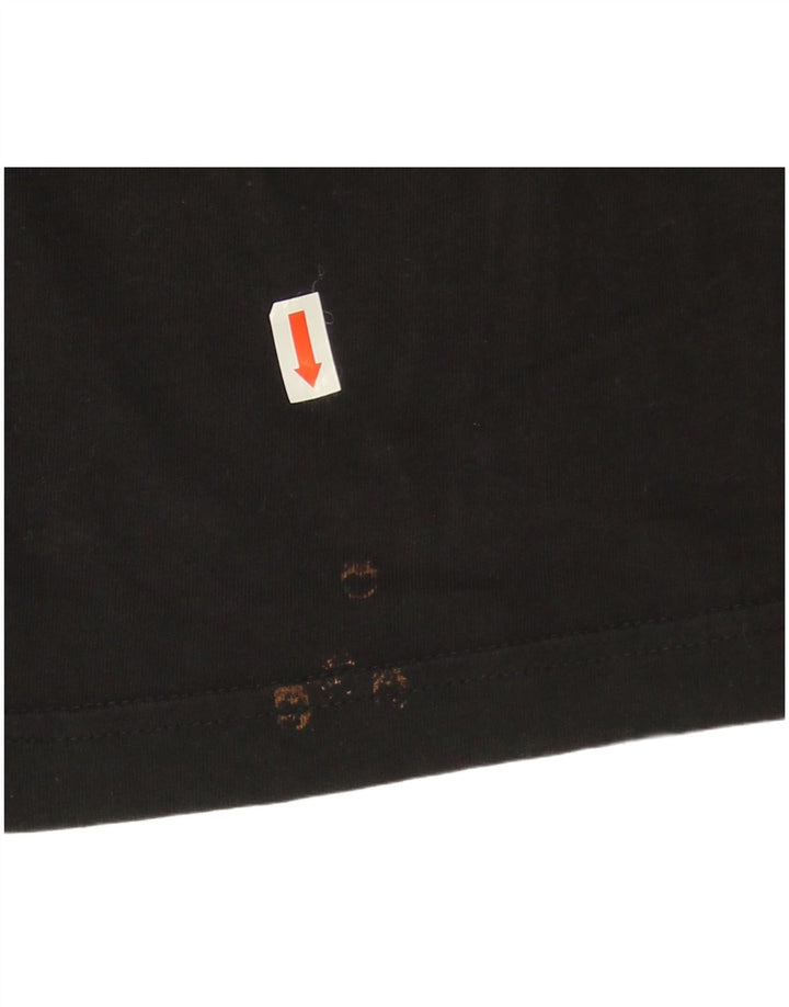 Męska koszulka z grafiką Puma, góra XL, czarna, bawełniana