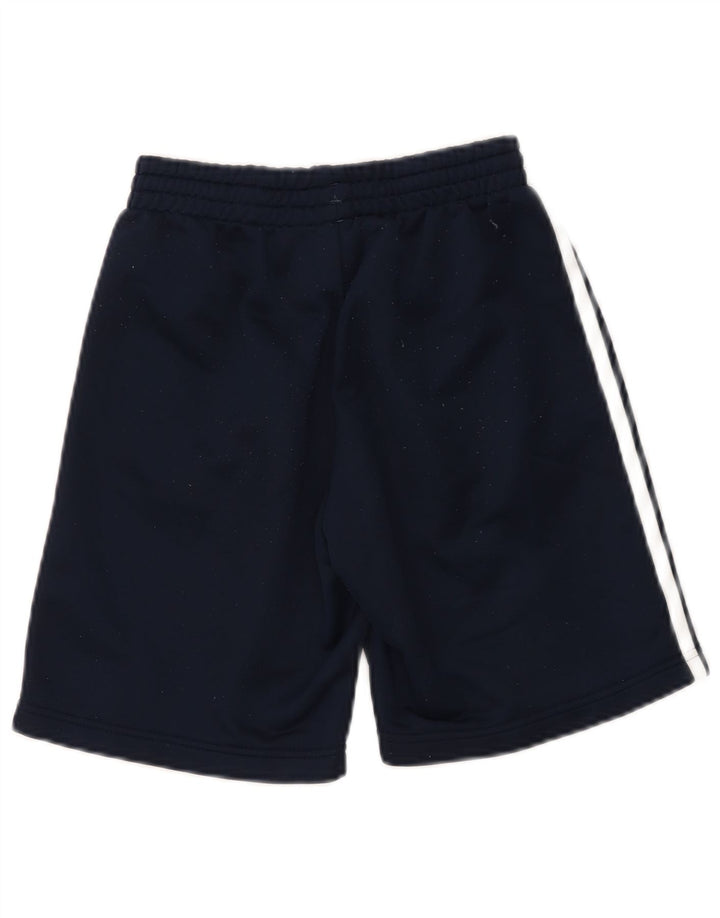ADIDAS Boys Sport Shorts 11-12 Years  Navy Blue Polyester