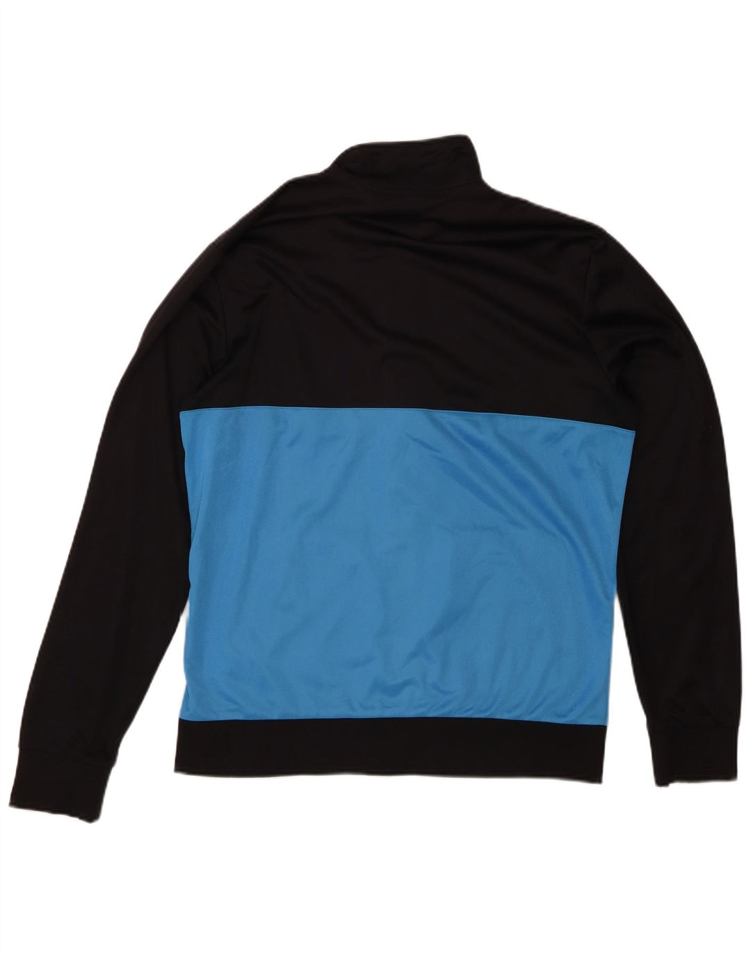 DIADORA Mens Tracksuit Top Jacket Large Blue Colourblock Polyester