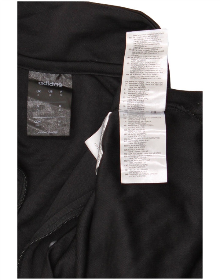 Męski dres ADIDAS Climalite z zamkiem błyskawicznym na szyi, mały czarny