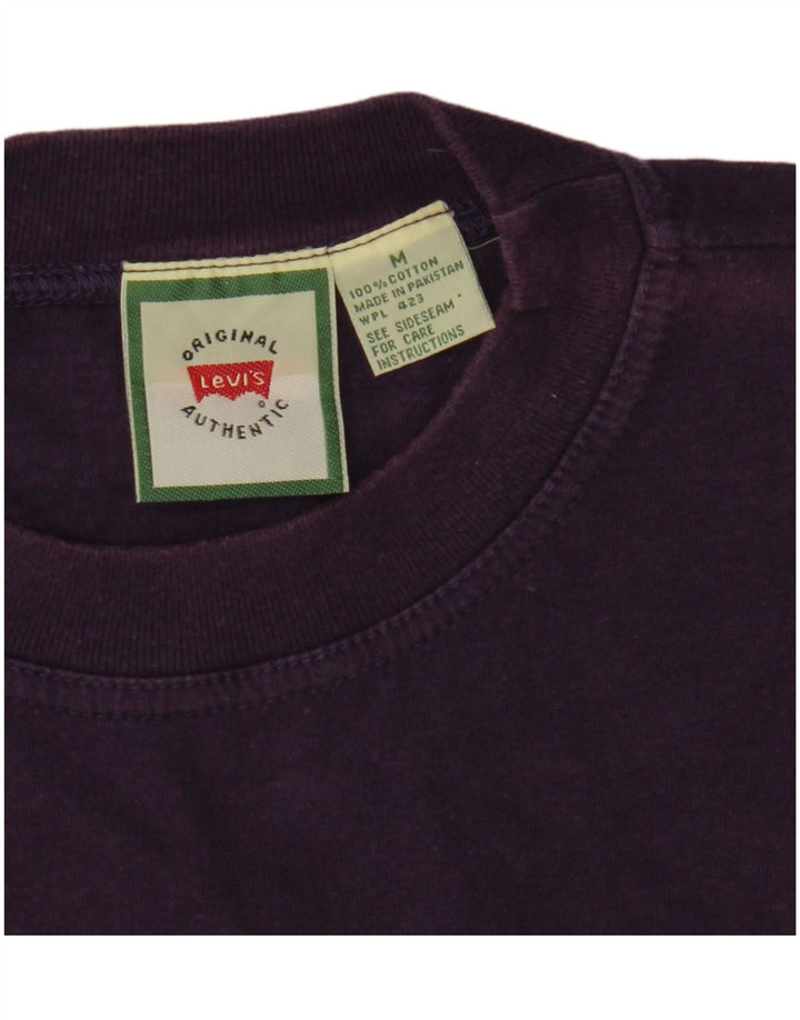 Męska koszulka Levi's Top, średnia fioletowa bawełna