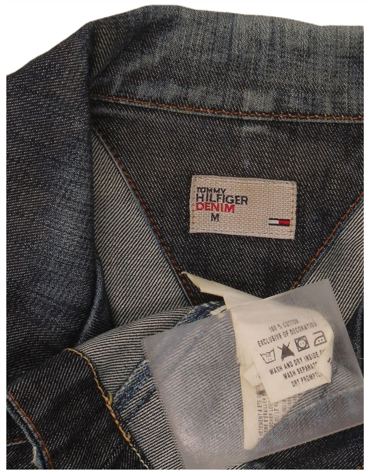 Damska marynarka dżinsowa zapinana na 3 guziki Tommy Hilfiger UK 12, średni granat