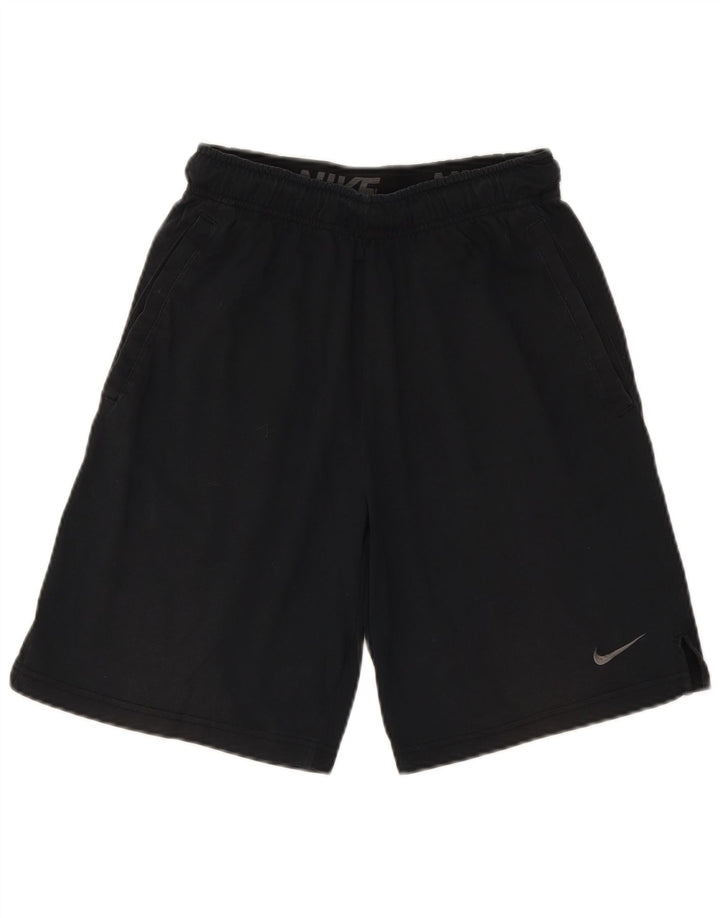 Męskie spodenki sportowe Nike Dri Fit, małe, czarne, bawełniane