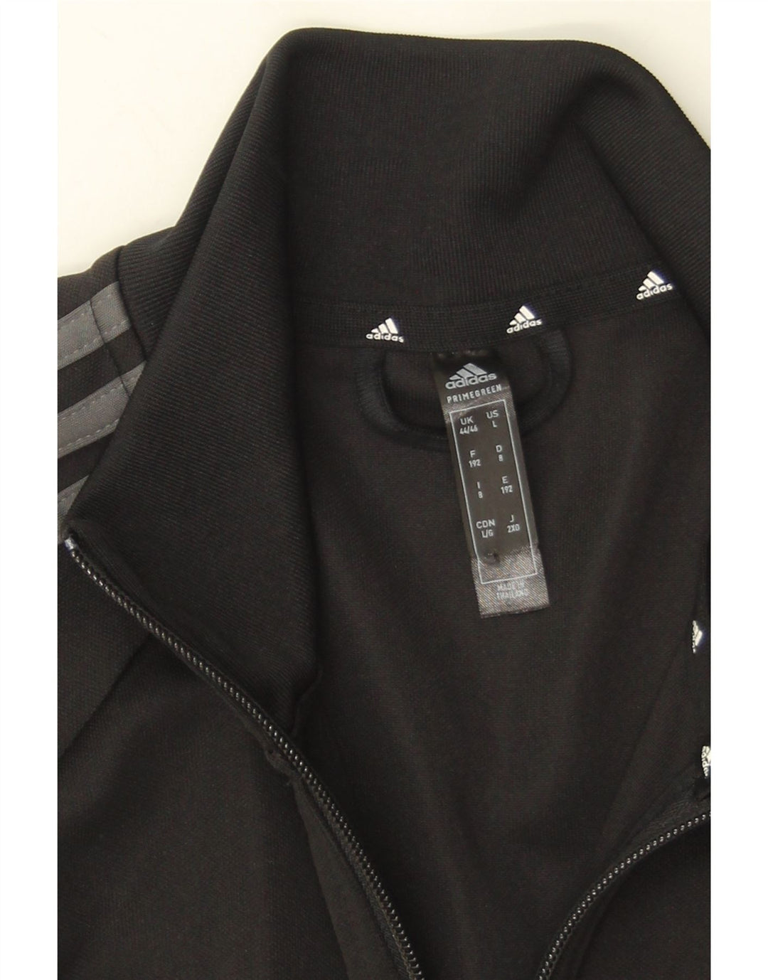 Adidas Męska kurtka dresowa UK 44/46, duża, czarna, poliester