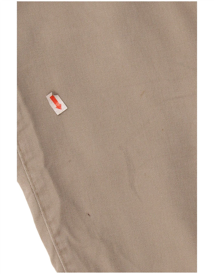 Męskie spodenki chino DOCKERS w kolorze khaki W36, duże, beżowe, bawełniane