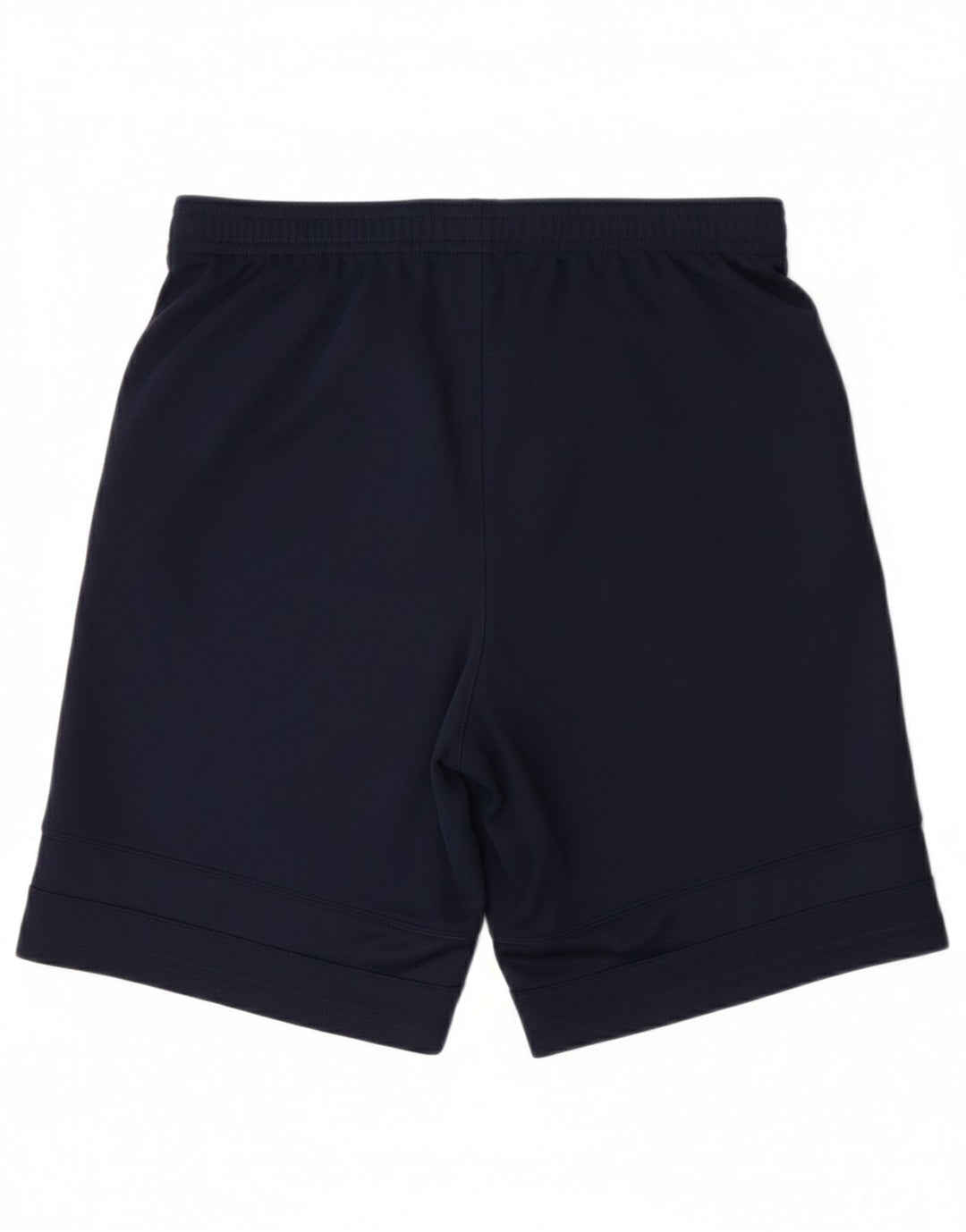 NIKE Boys Dri Fit Sport Shorts 12-13 Years Large Navy Blue Polyester