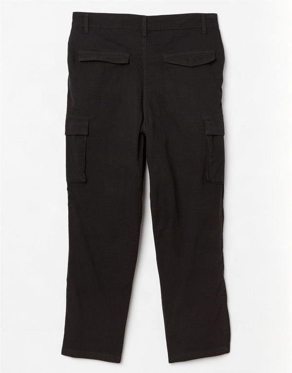 Męskie sztruksowe spodnie w stylu vintage Comfort Fit IT 48 Medium W33 L28 Black