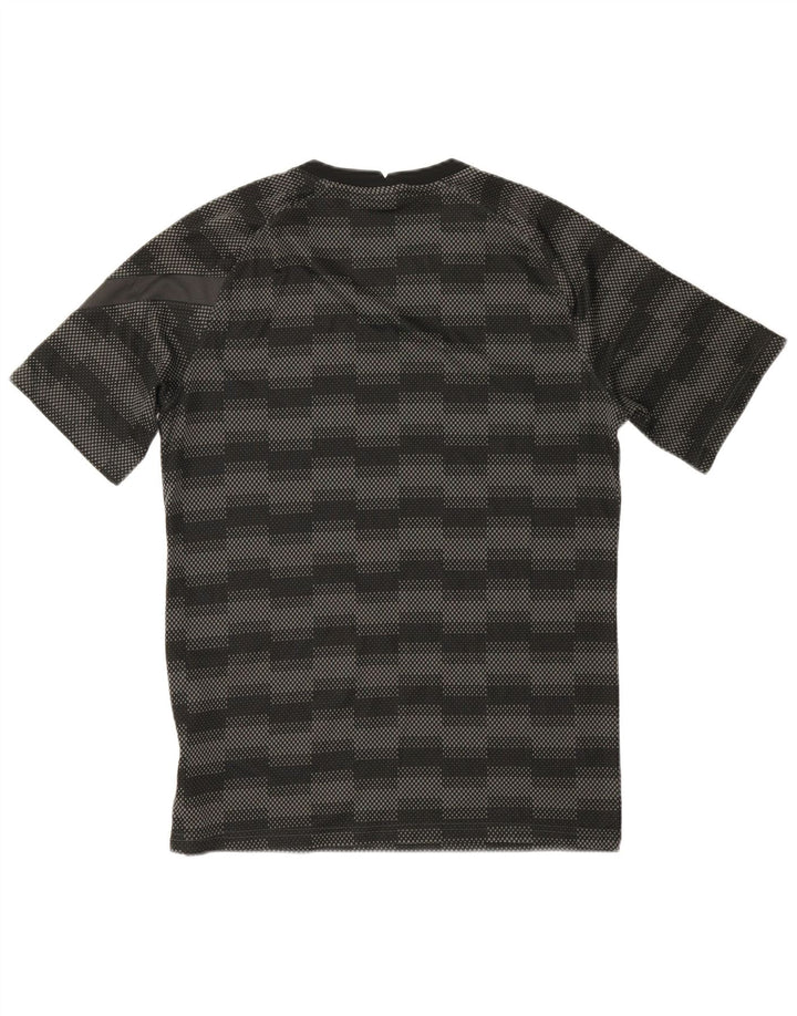 Męska koszulka Nike Dri Fit Top, średni czarny geometryczny poliester