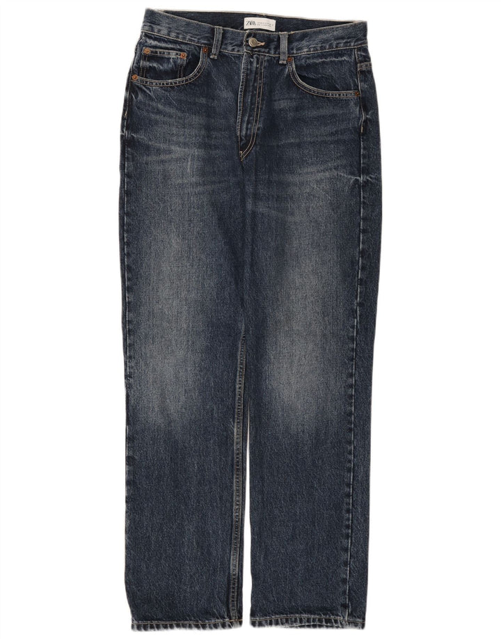 Damskie proste dżinsy Zara EU 40 Medium W30 L29 Niebieskie