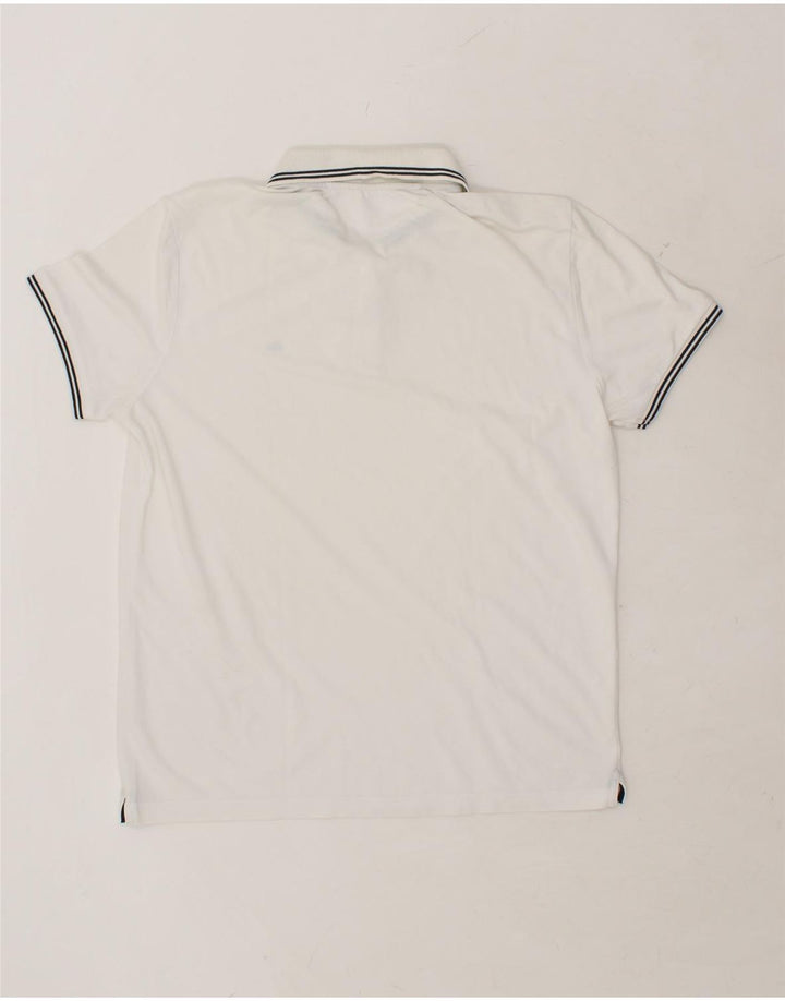 CHAMPION Mens Easy Fit Polo Shirt Large White Vintage Champion and Second-Hand Champion from Messina Hembry 