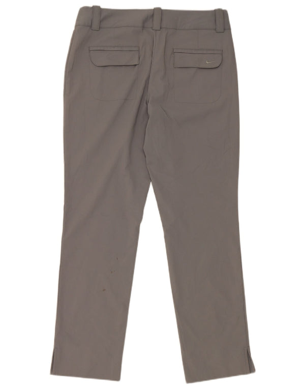 Spodnie damskie Nike Dri Fit Straight Chino UK 10 Small W30 L28 Szare