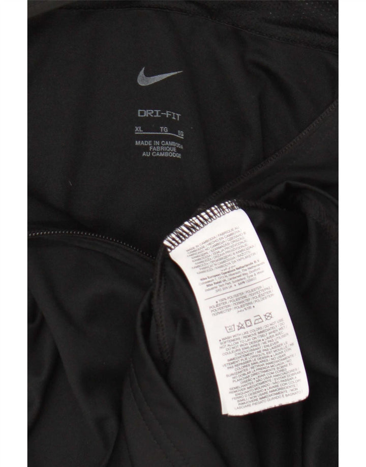 Męska kurtka dresowa Nike Dri Fit XL, czarna, poliestrowa