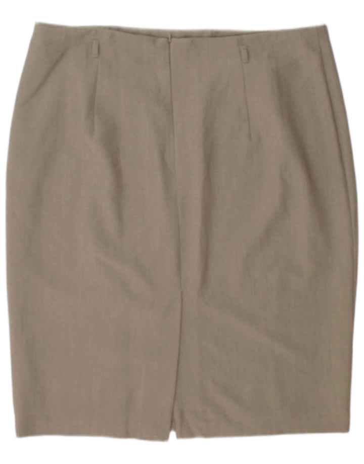 Marks & Spencer Damska spódnica ołówkowa UK 20 2XL W42 Beżowy poliester